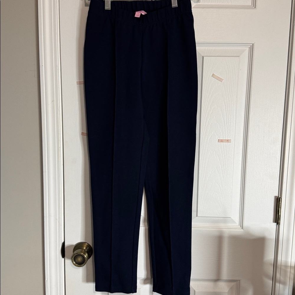 Lilly Pulitzer Ponte pull on pants - size small - Navy Blue